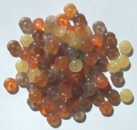100 2x6mm Autumn Mix Rondelle Beads